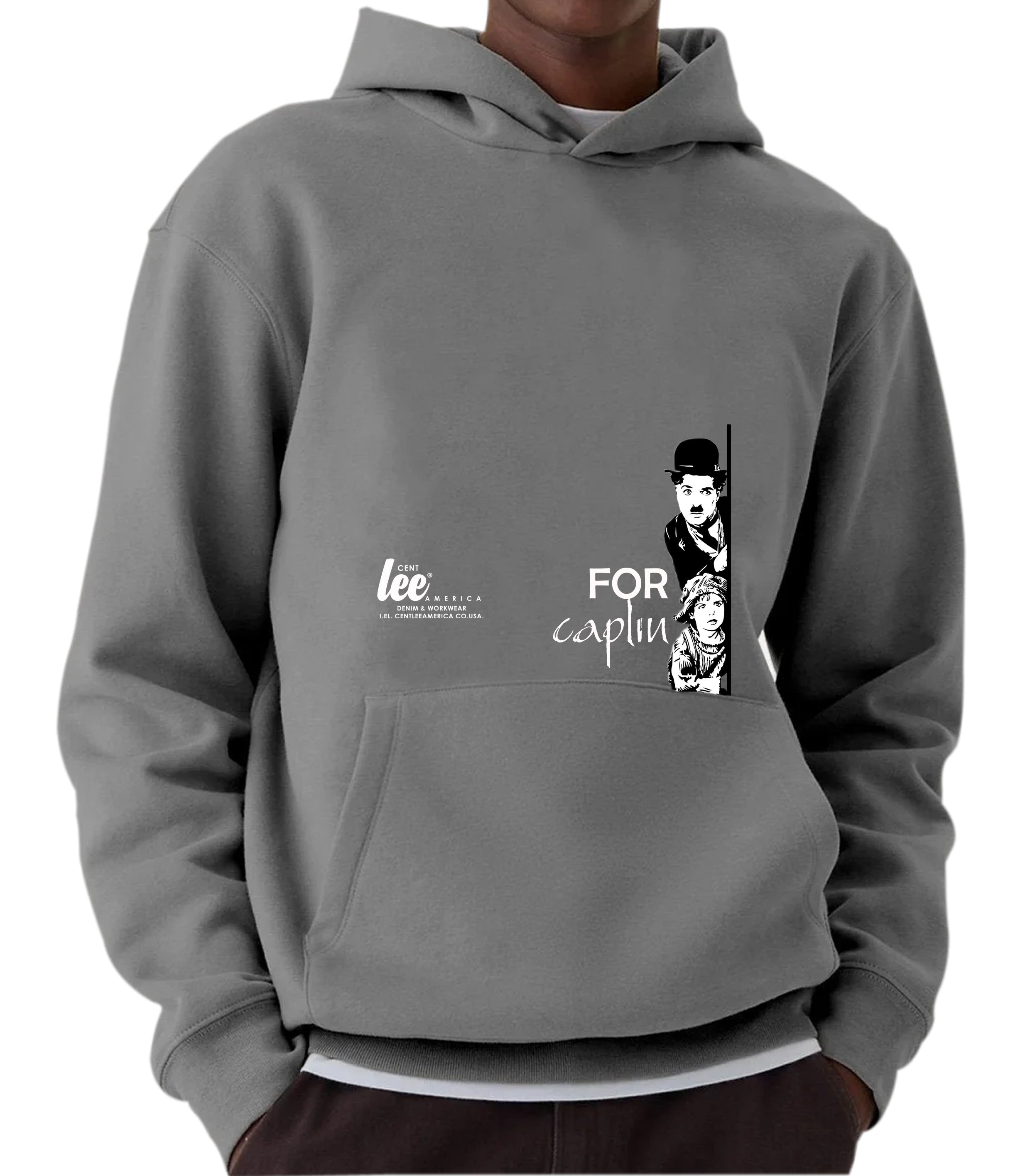 kapüşonlu sweatshirt unisex 3 iplik