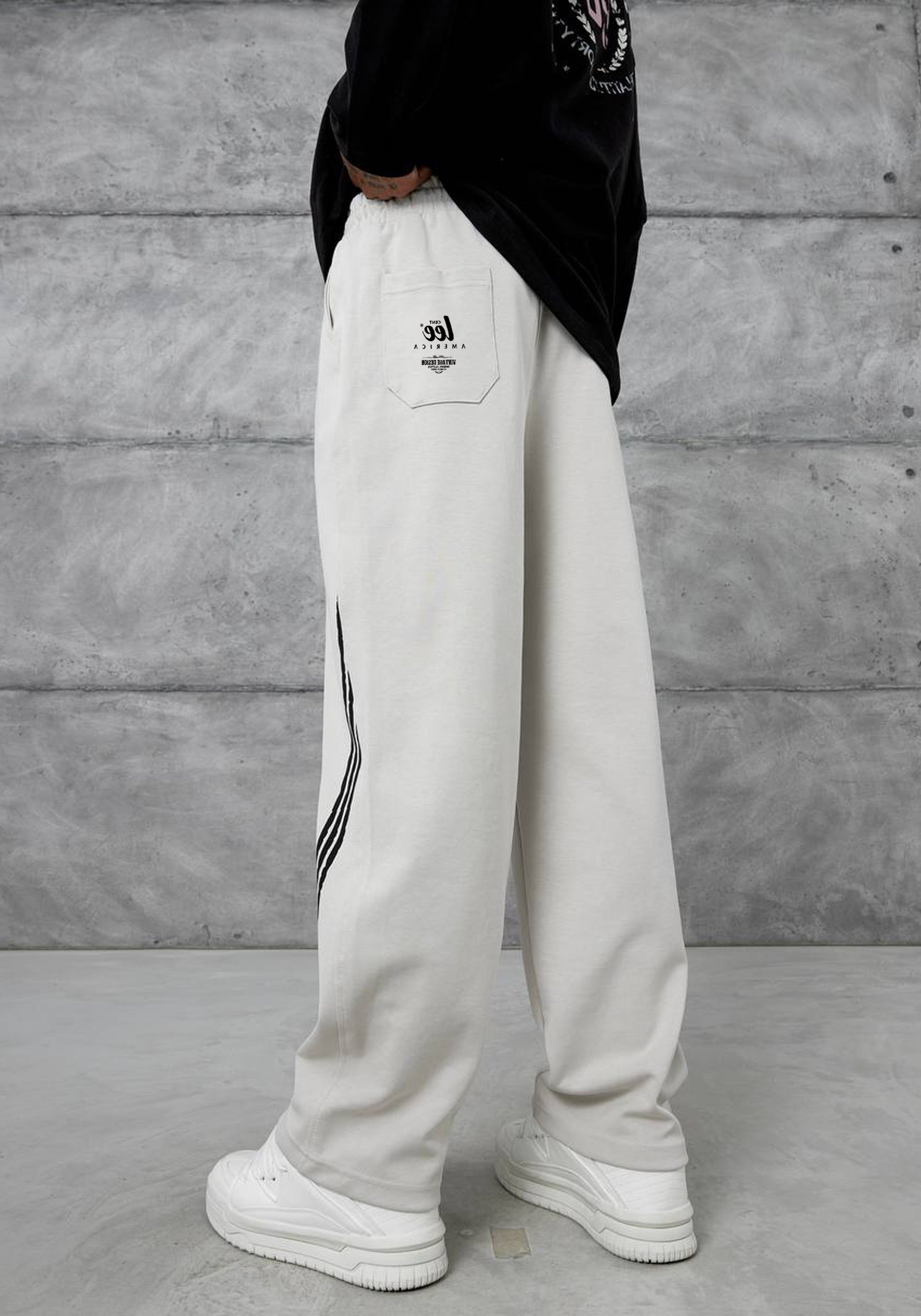 eşofman unisex salaş baggy model yumuşak penye kumaş