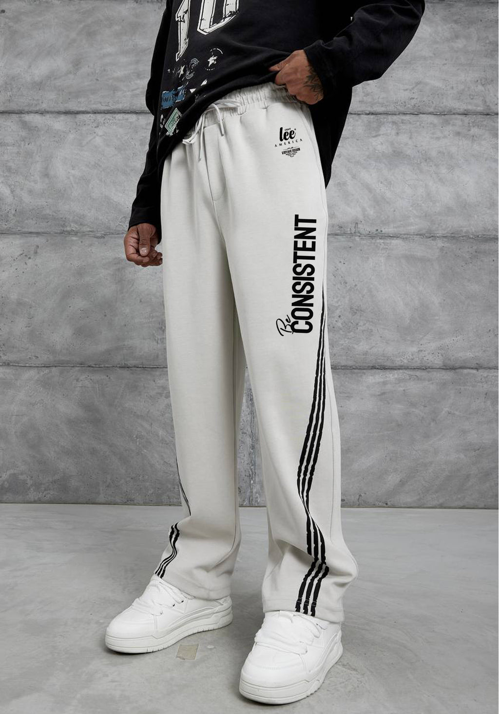 eşofman unisex salaş baggy model yumuşak penye kumaş