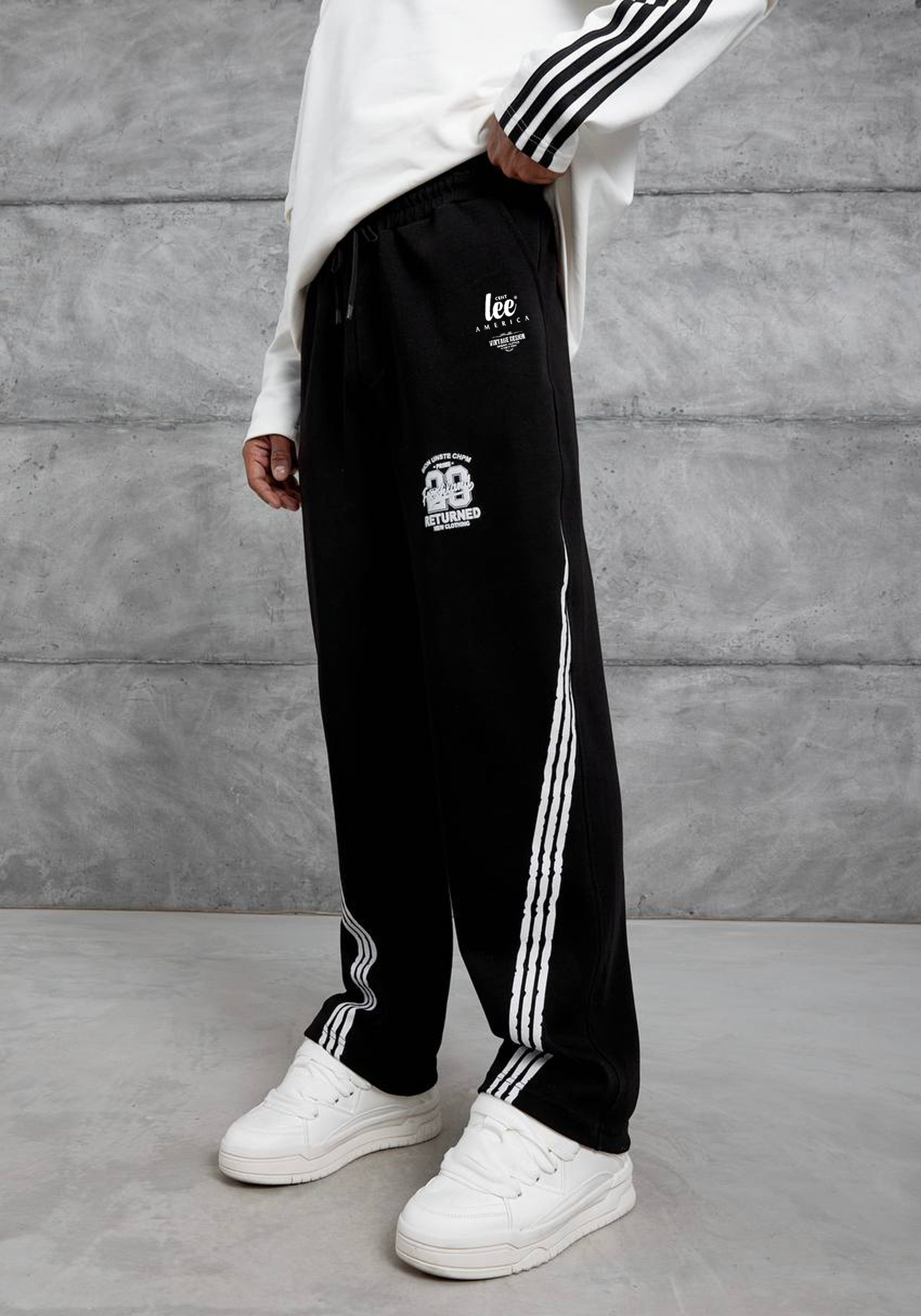 alt eşofman unisex salaş model baggy kalıp