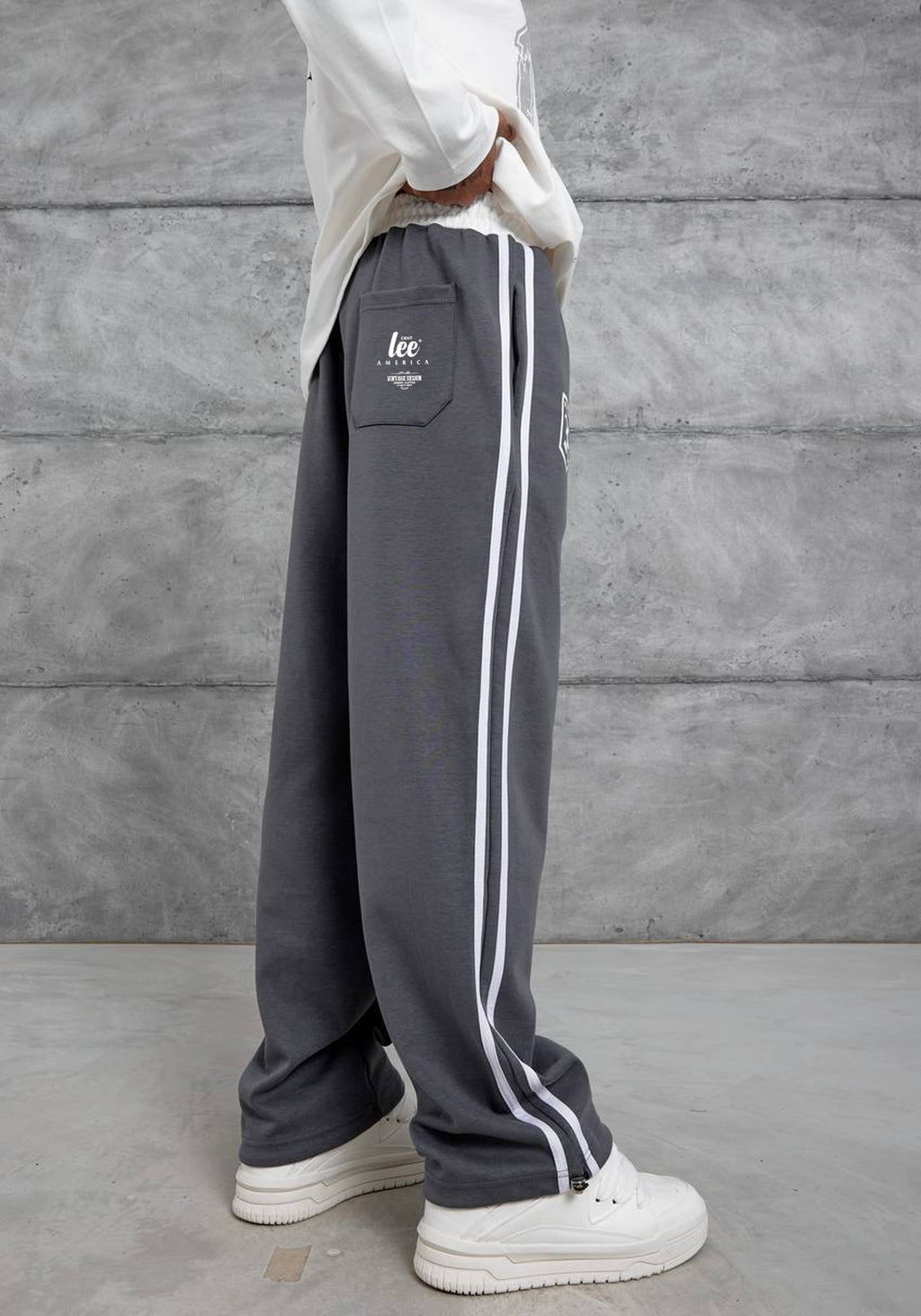 alt eşofman unisex salaş model baggy kalıp