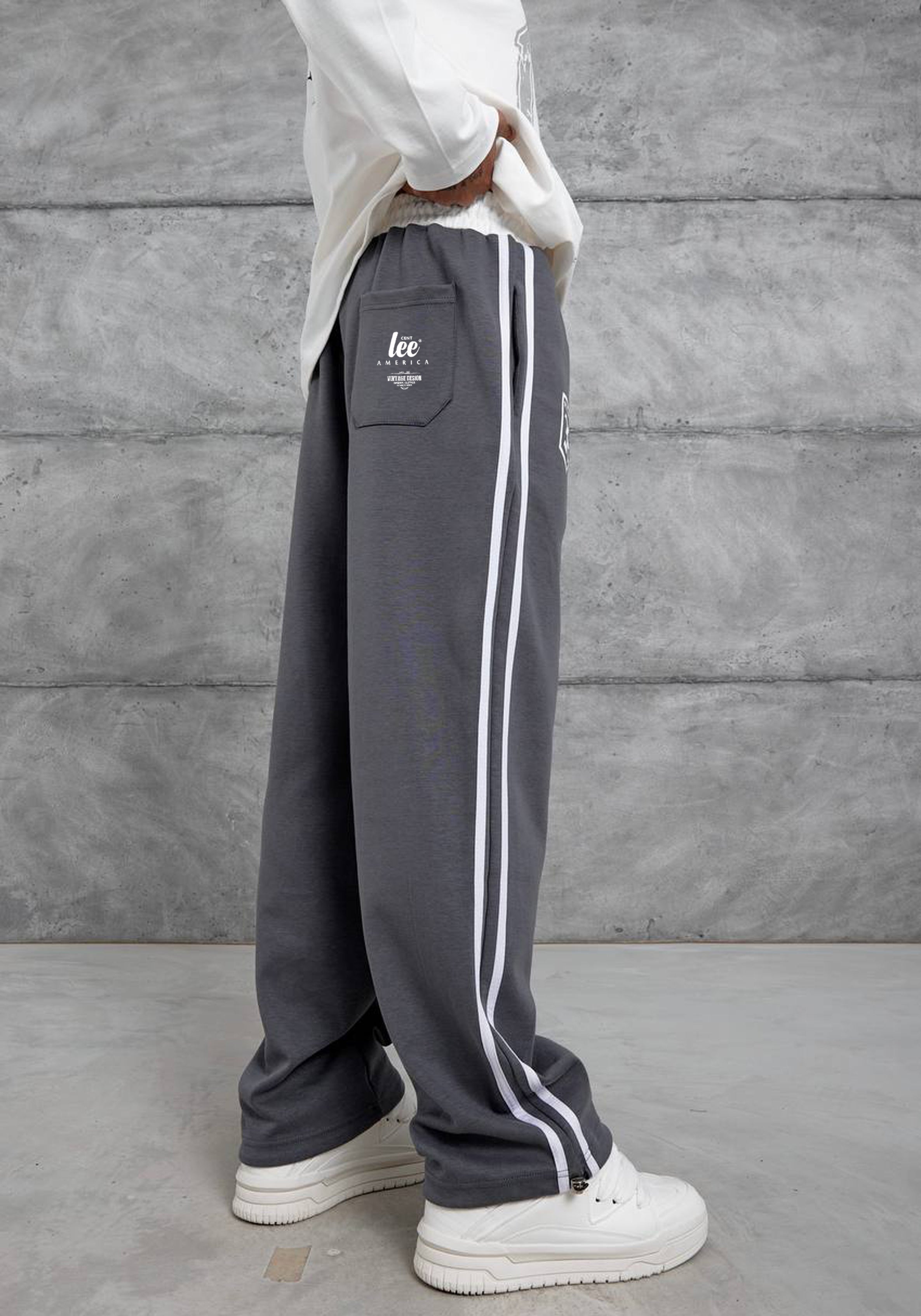 alt eşofman unisex salaş model baggy kalıp