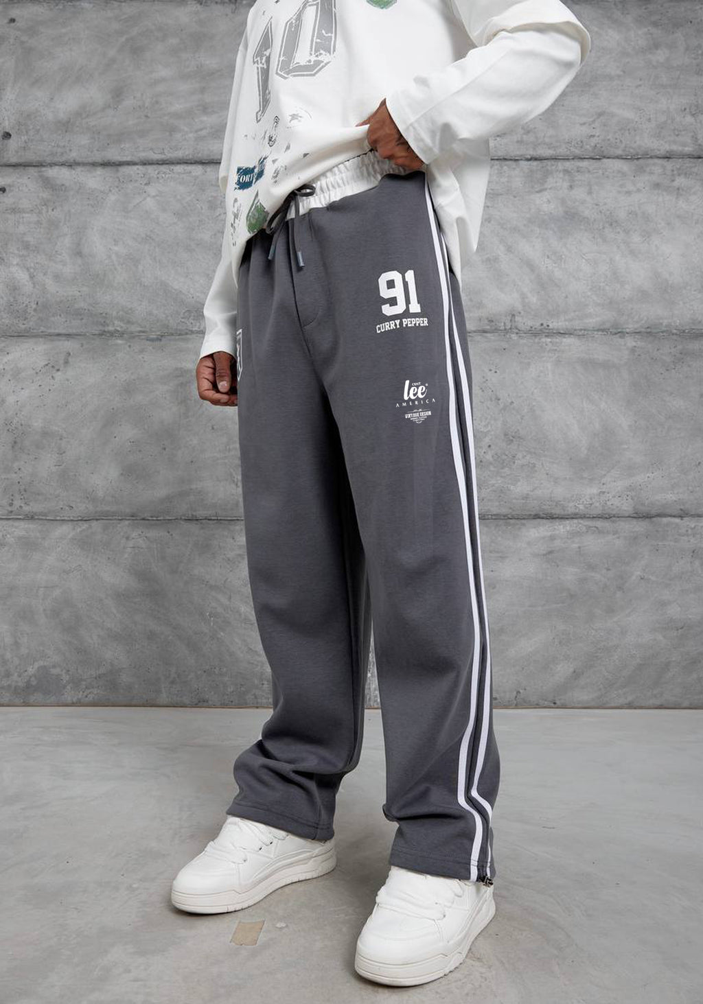 alt eşofman unisex salaş model baggy kalıp