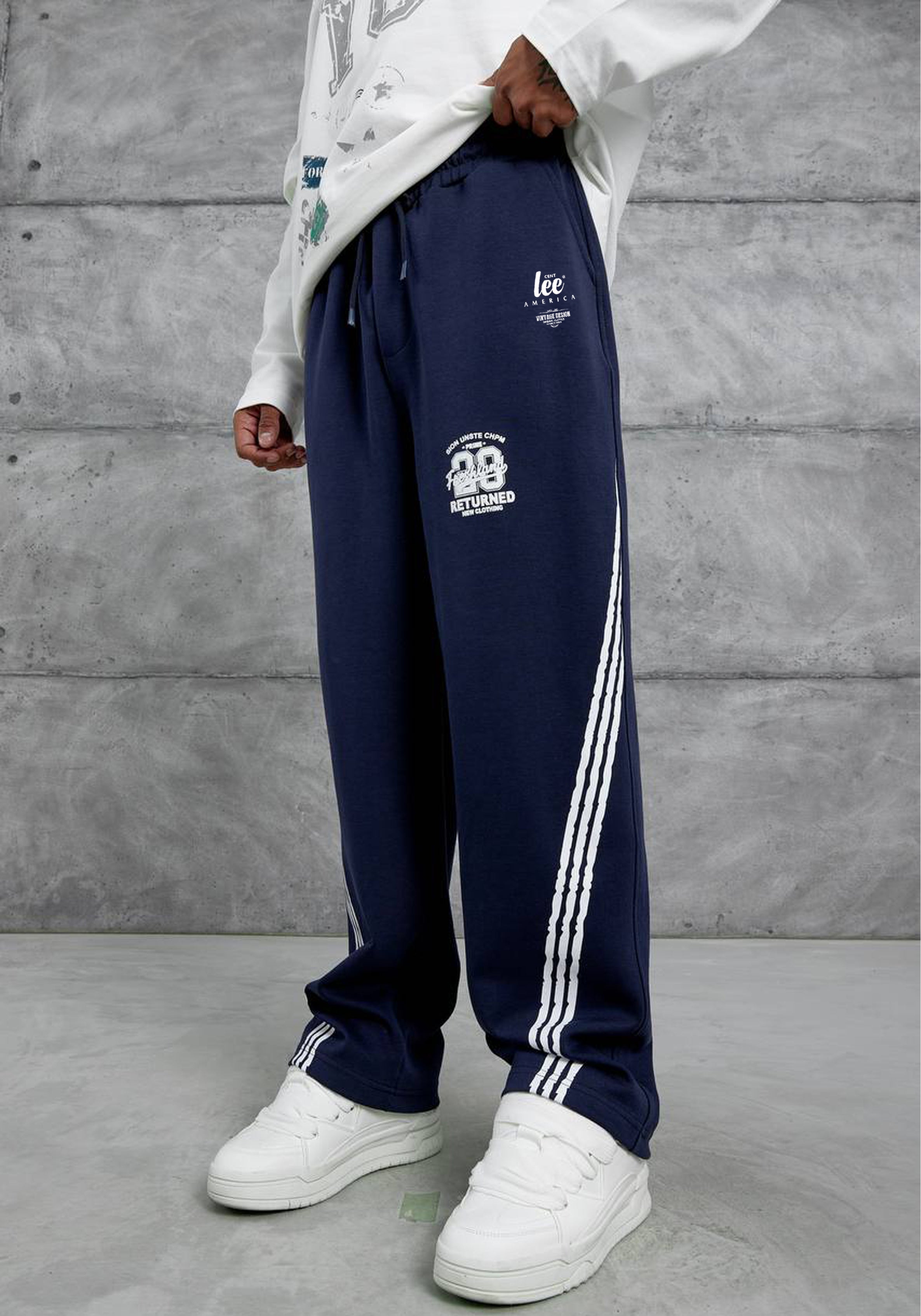 alt eşofman unisex salaş model baggy kalıp