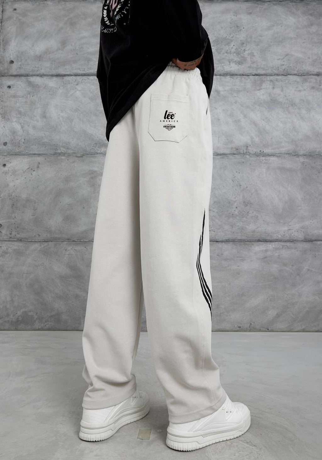 alt eşofman unisex salaş model baggy kalıp