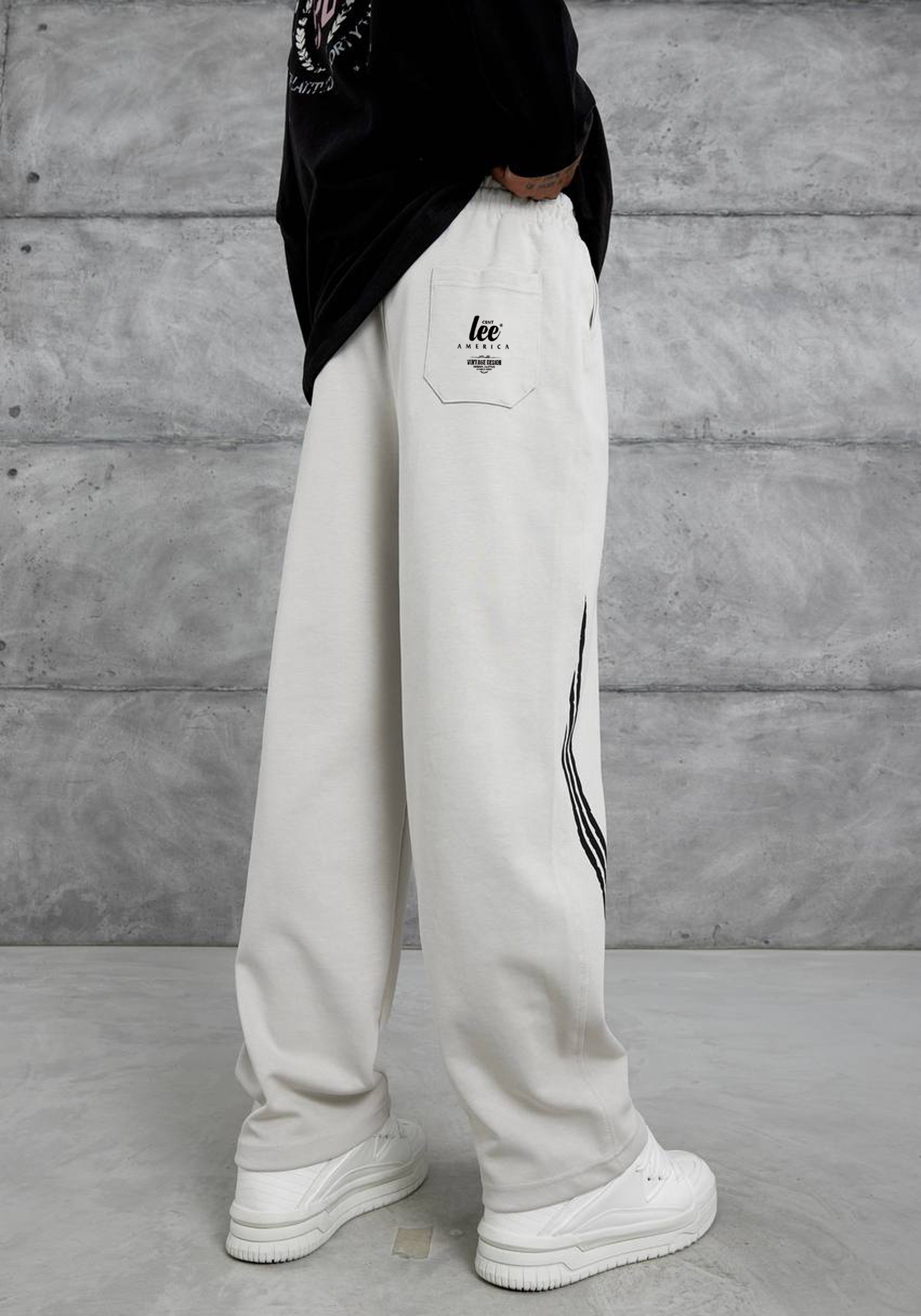 alt eşofman unisex salaş model baggy kalıp