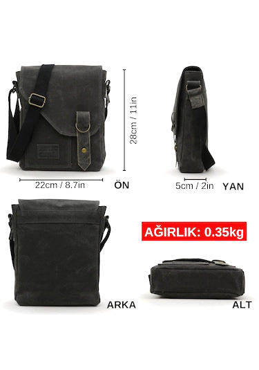 ÇANTA gerçek deri spor askılı erkek bayan