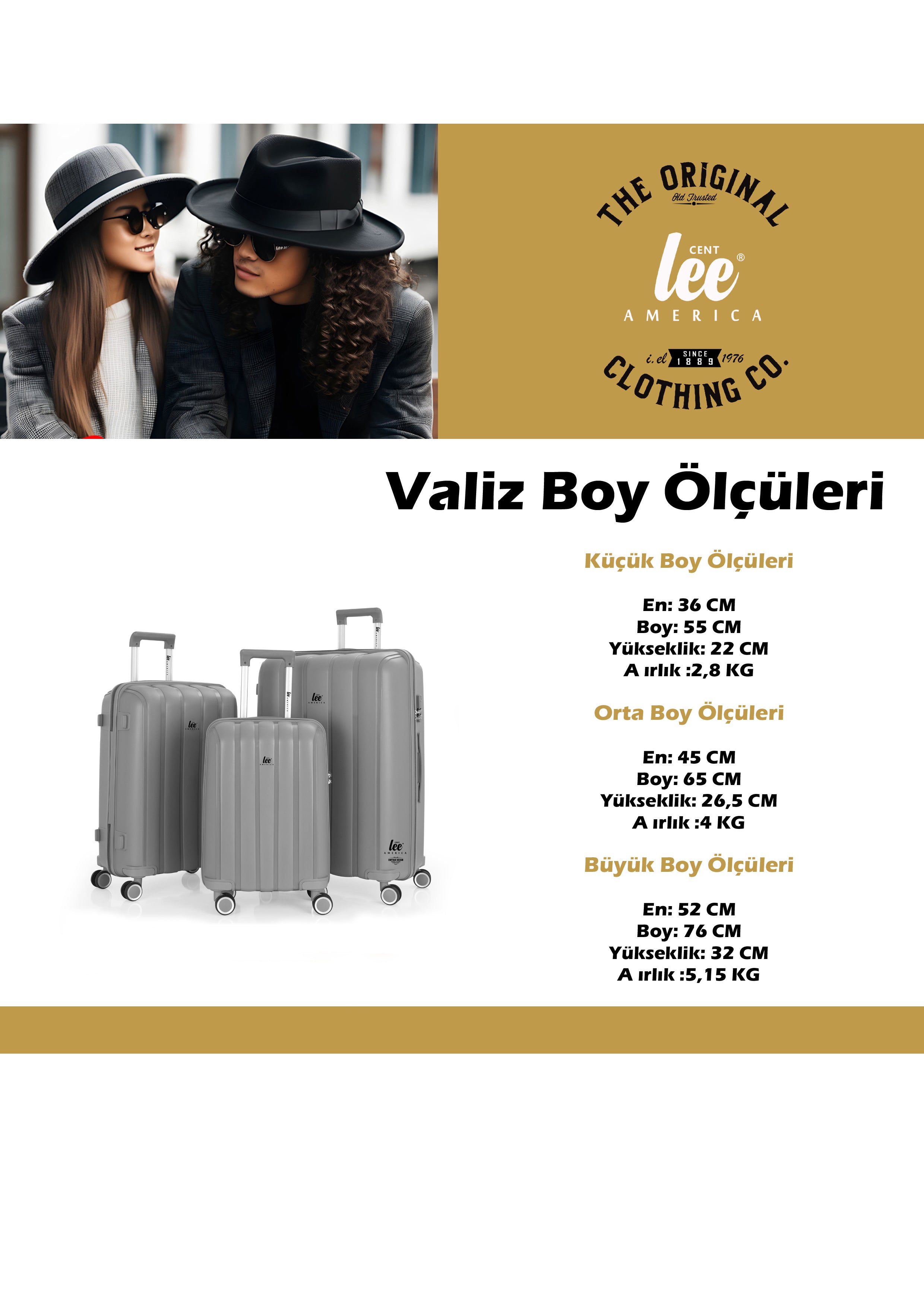 Valiz Seti  Üçlü Polipropilen Valiz Seti cherokee model 3 boy