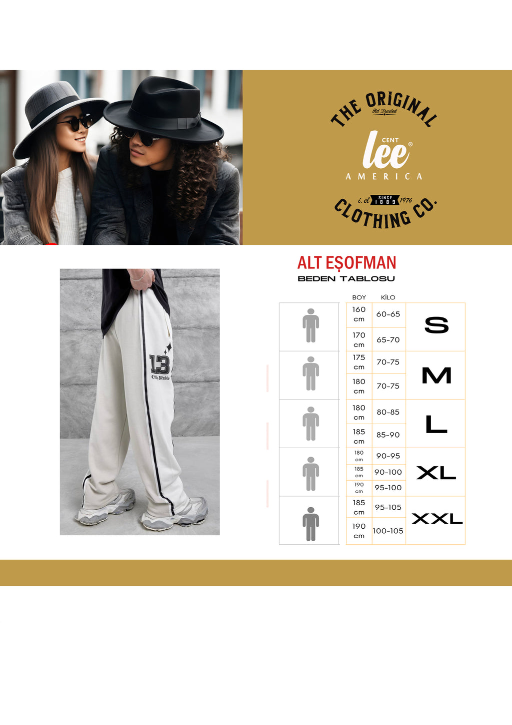 alt eşofman unisex salaş model baggy kalıp