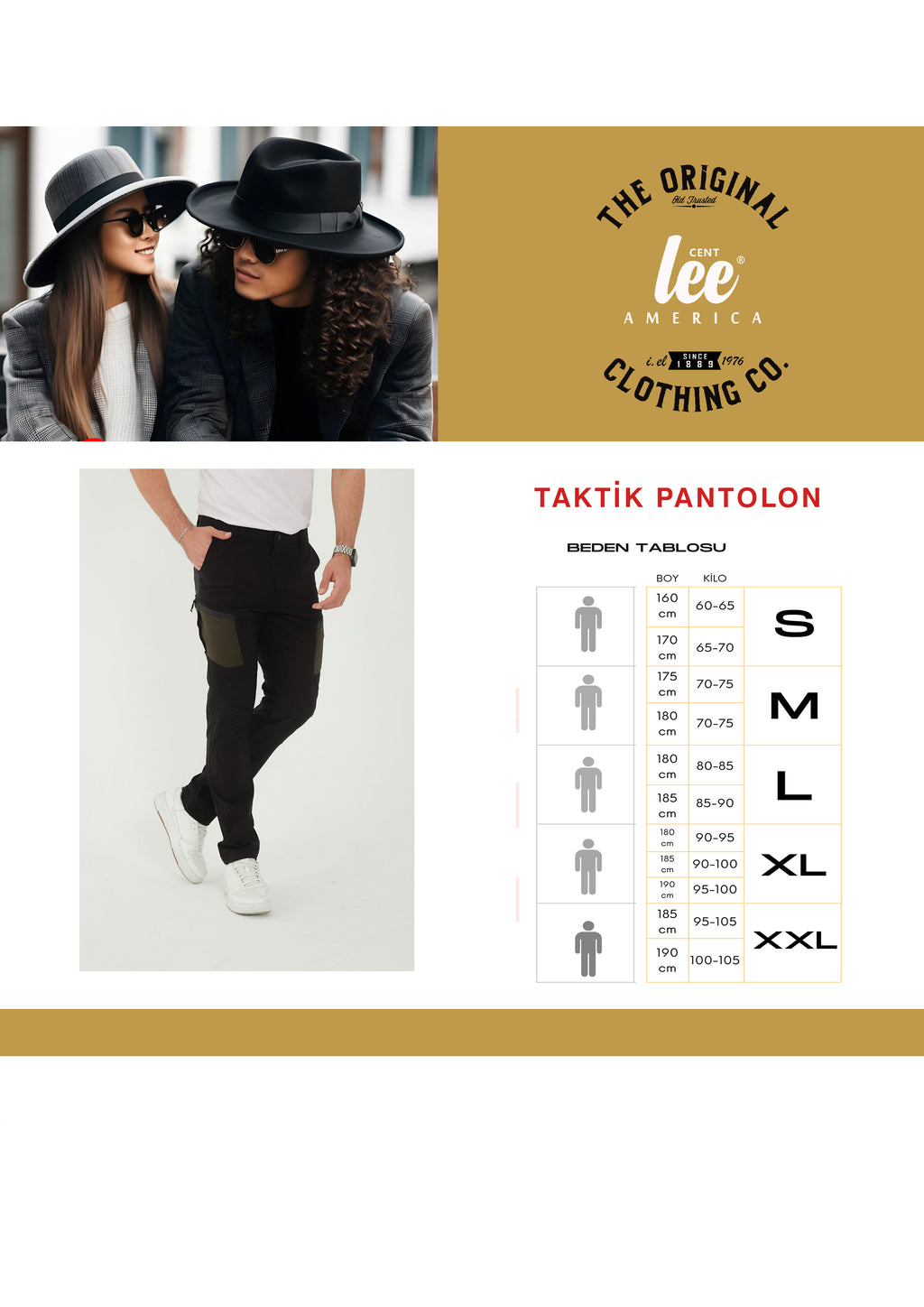 taktik pantolon  günlük şık