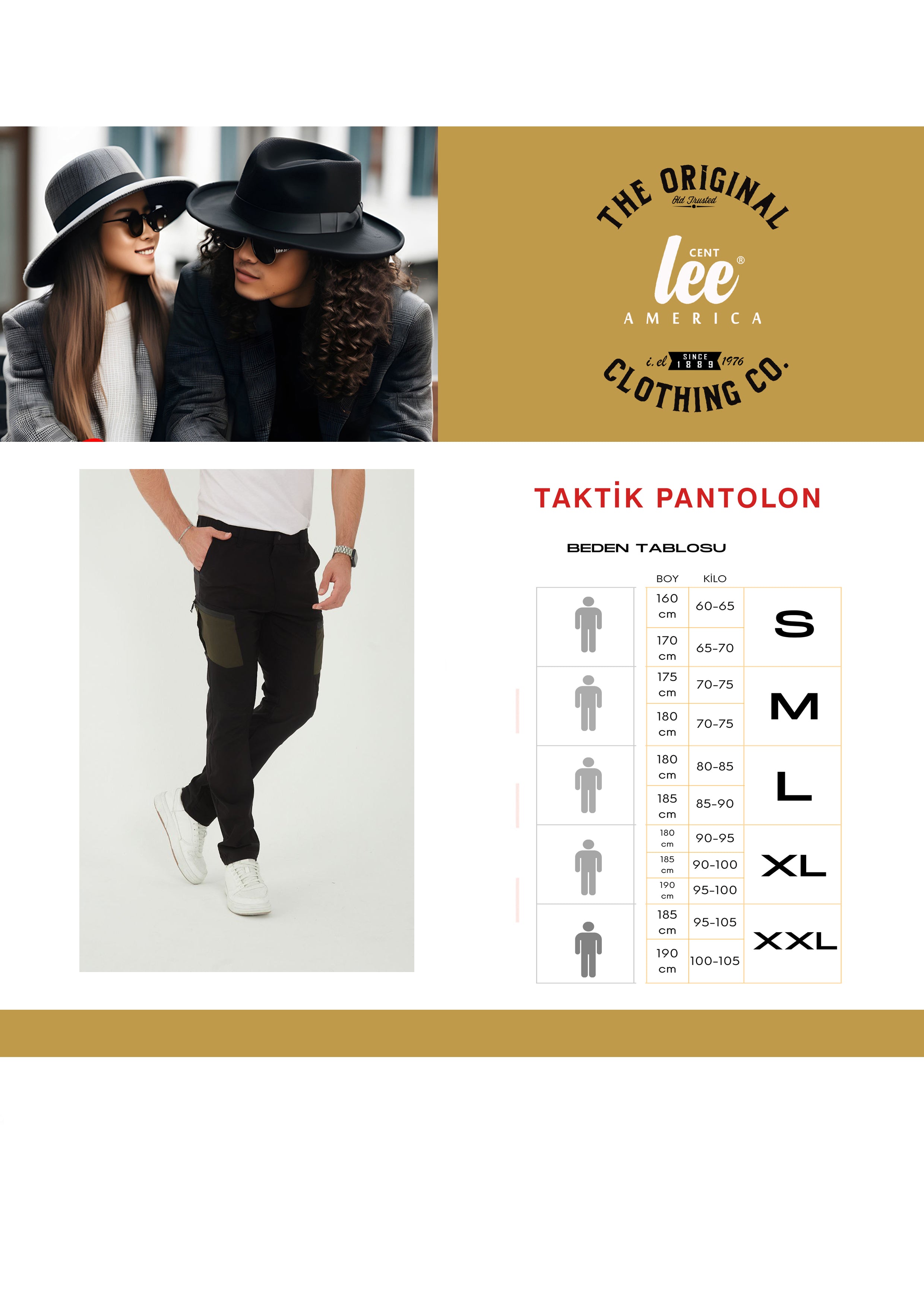 taktik pantolon  günlük şık