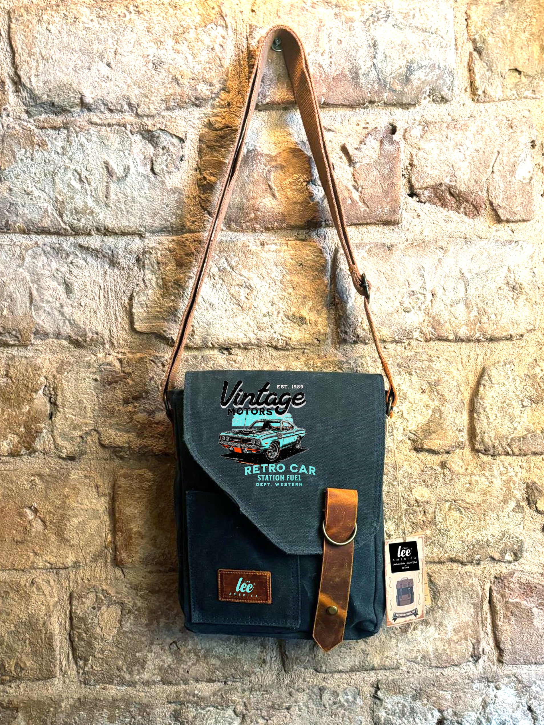 ÇANTA gerçek deri spor model  askılı unisex