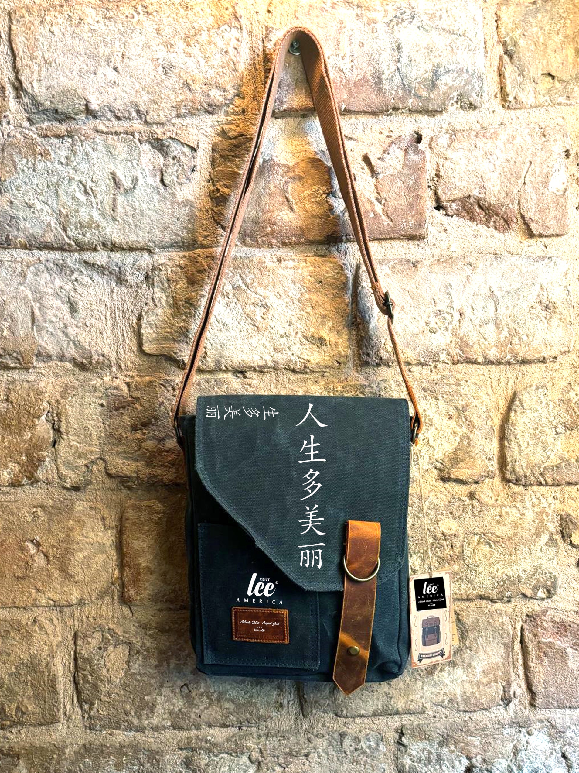 ÇANTA gerçek deri spor askılı erkek bayan