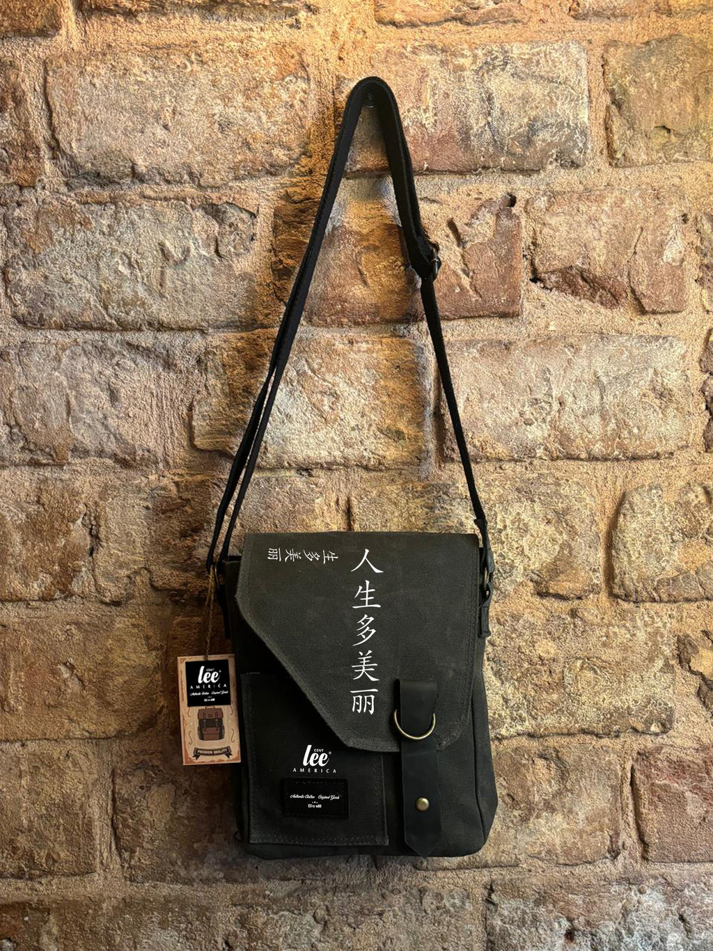 ÇANTA gerçek deri spor askılı erkek bayan