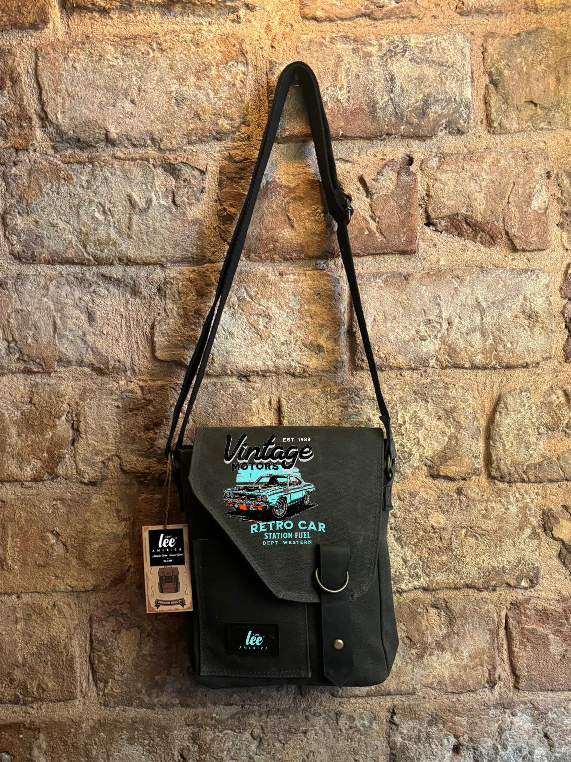 ÇANTA gerçek deri spor model  askılı unisex