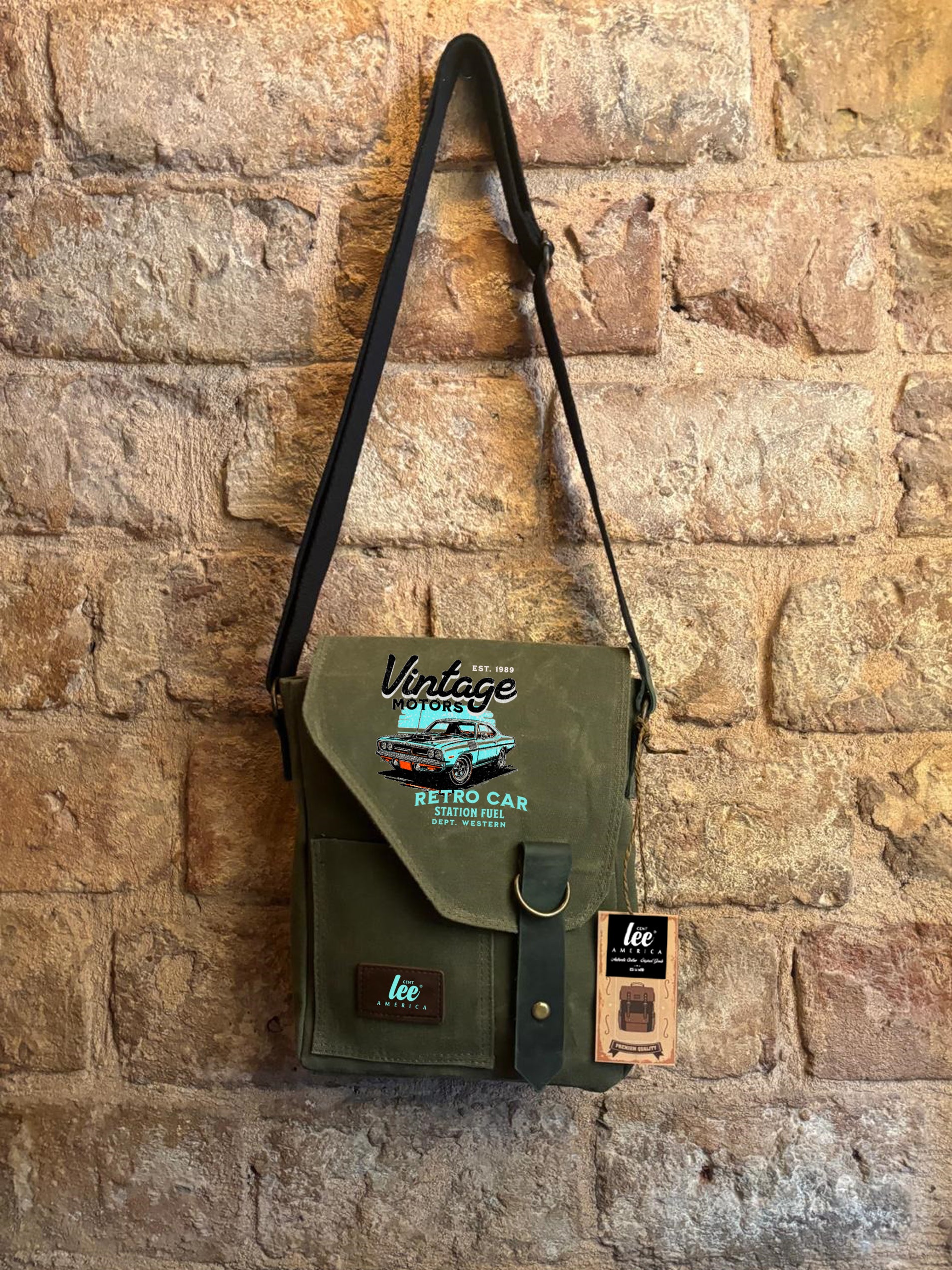 ÇANTA gerçek deri spor model  askılı unisex