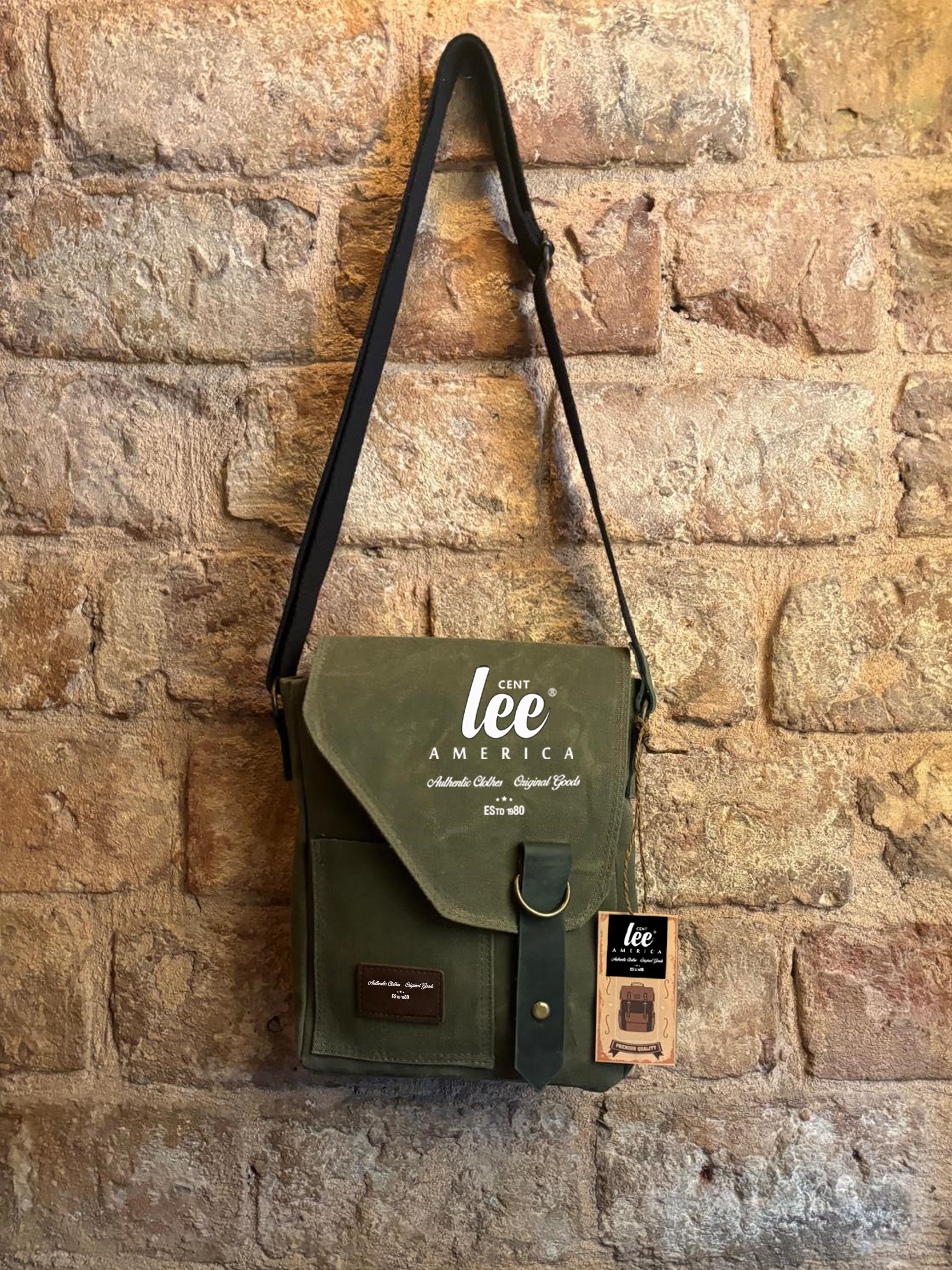 Deri ÇANTA spor askılı erkek bayan