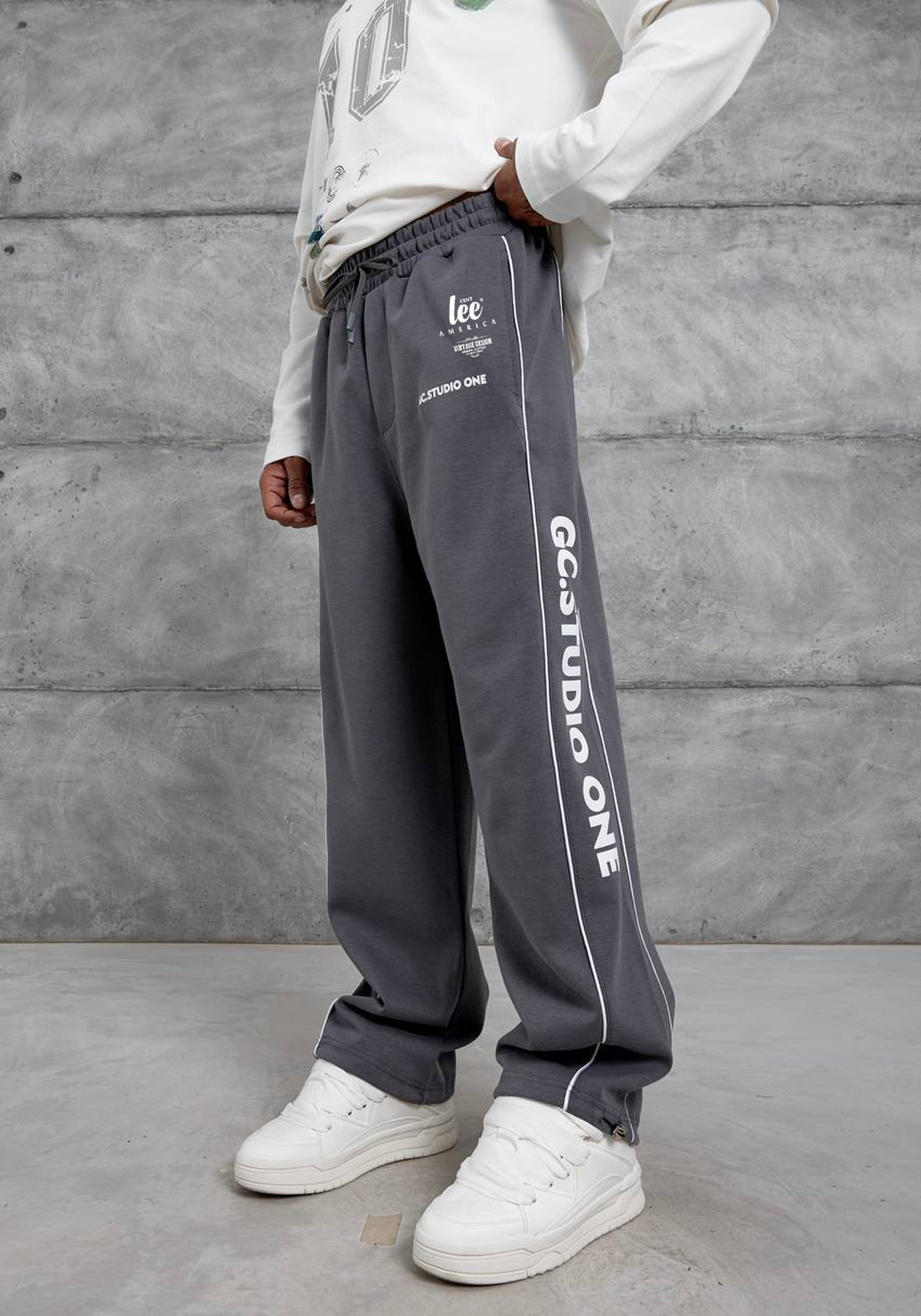 eşofman unisex salaş baggy model yumuşak penye kumaş