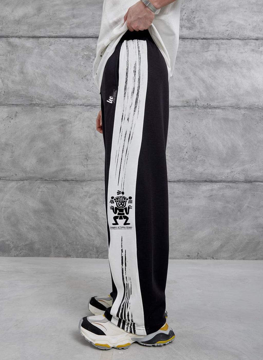 eşofman erkek ve bayan Çok yönlü konfor sunan, bol kesim eşofman altı Bağcıklı ve lastikli bel      %100 pamuk baggy kumaş