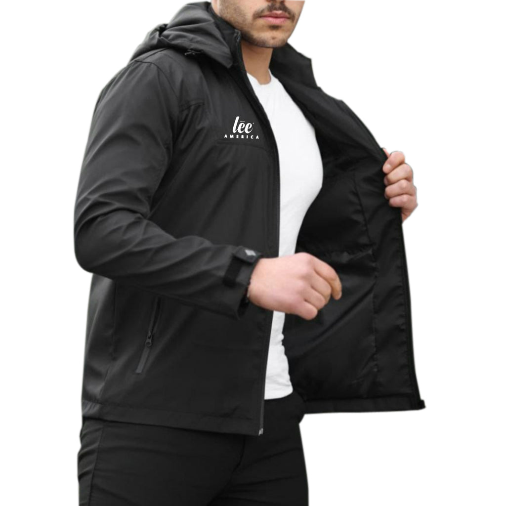 yağmurluk kapüşonlu spor fitnes antreman erkek bayan su geçirmez