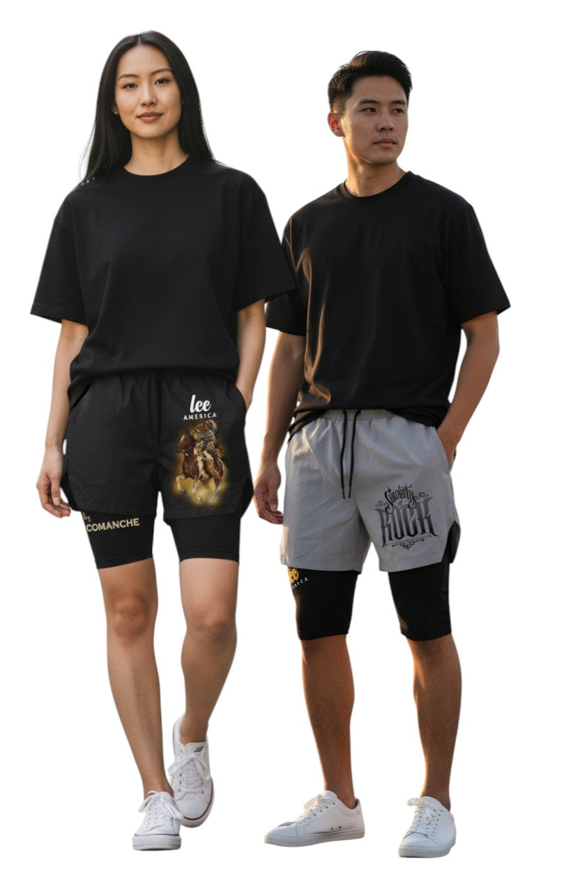 şort spor mayo gri siyah  fitnes deniz şort unisex