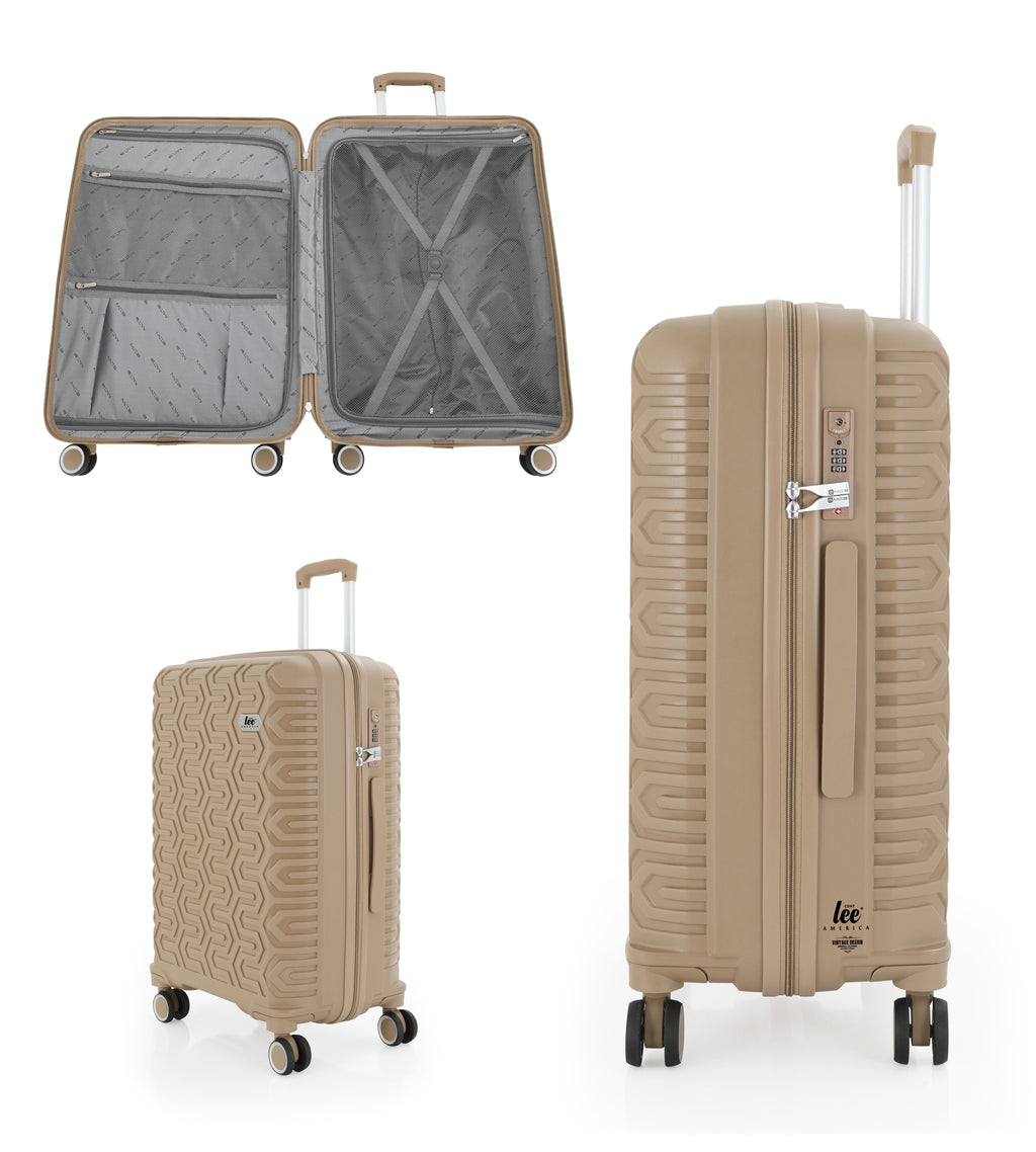 Valiz Seti  Üçlü Polipropilen Valiz Seti dakota  model 3 boy