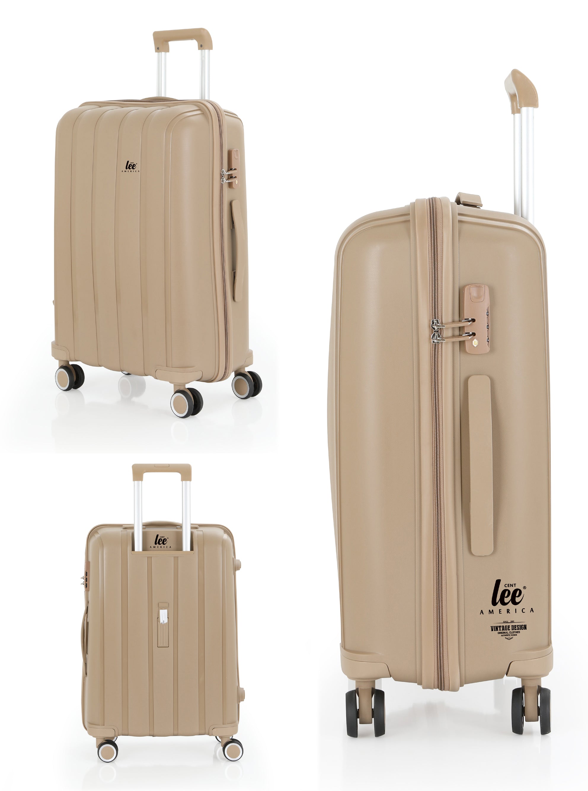 Valiz Seti  Üçlü Polipropilen Valiz Seti cherokee model 3 boy