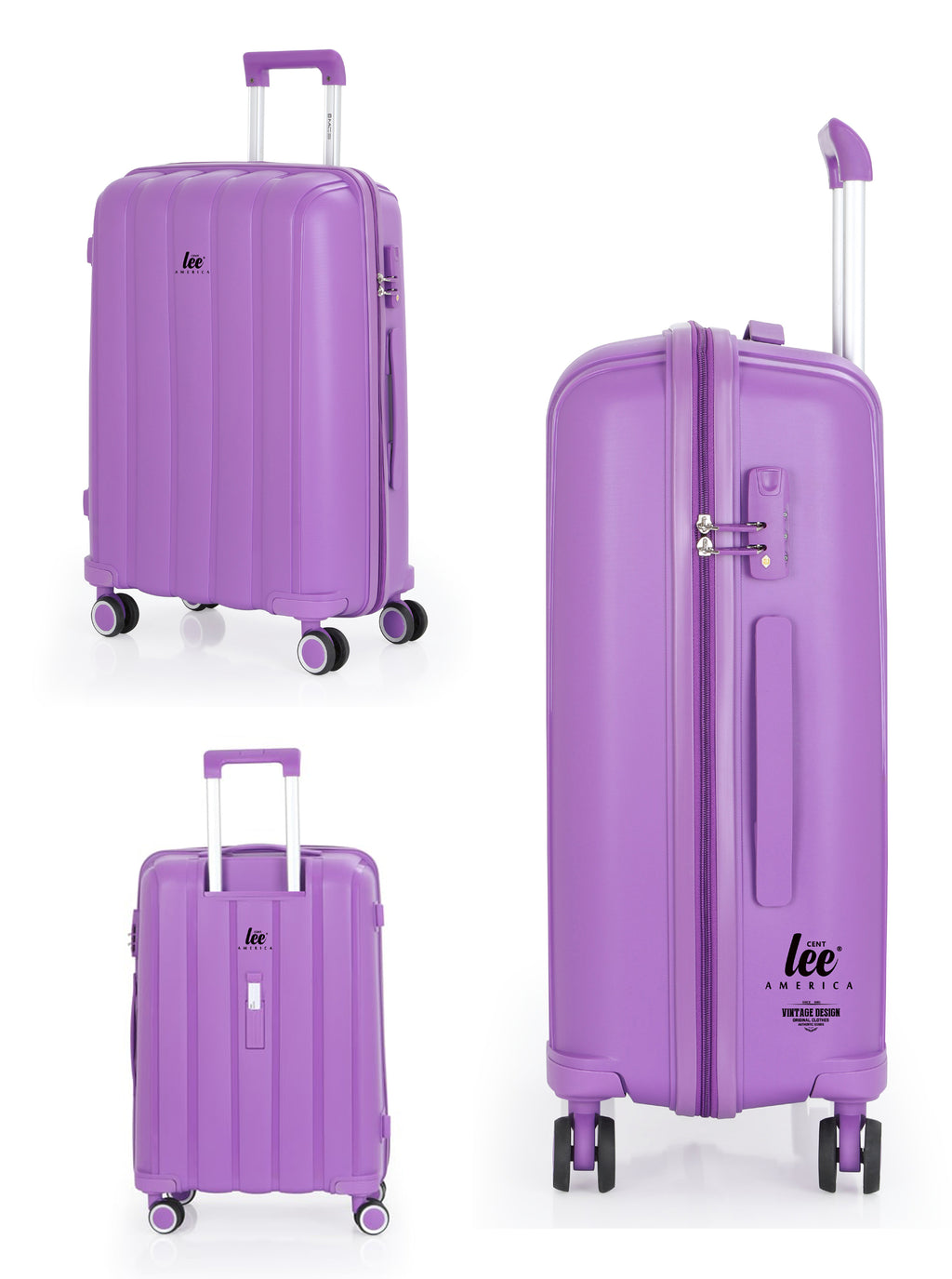 Valiz Seti  Üçlü Polipropilen Valiz Seti cherokee model 3 boy