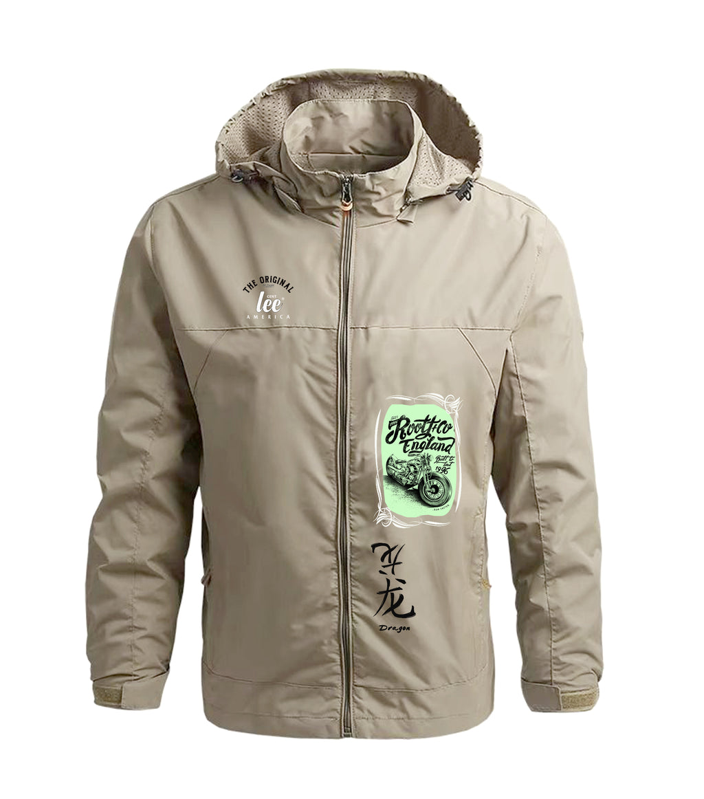 yağmurluk kapüşonlu spor