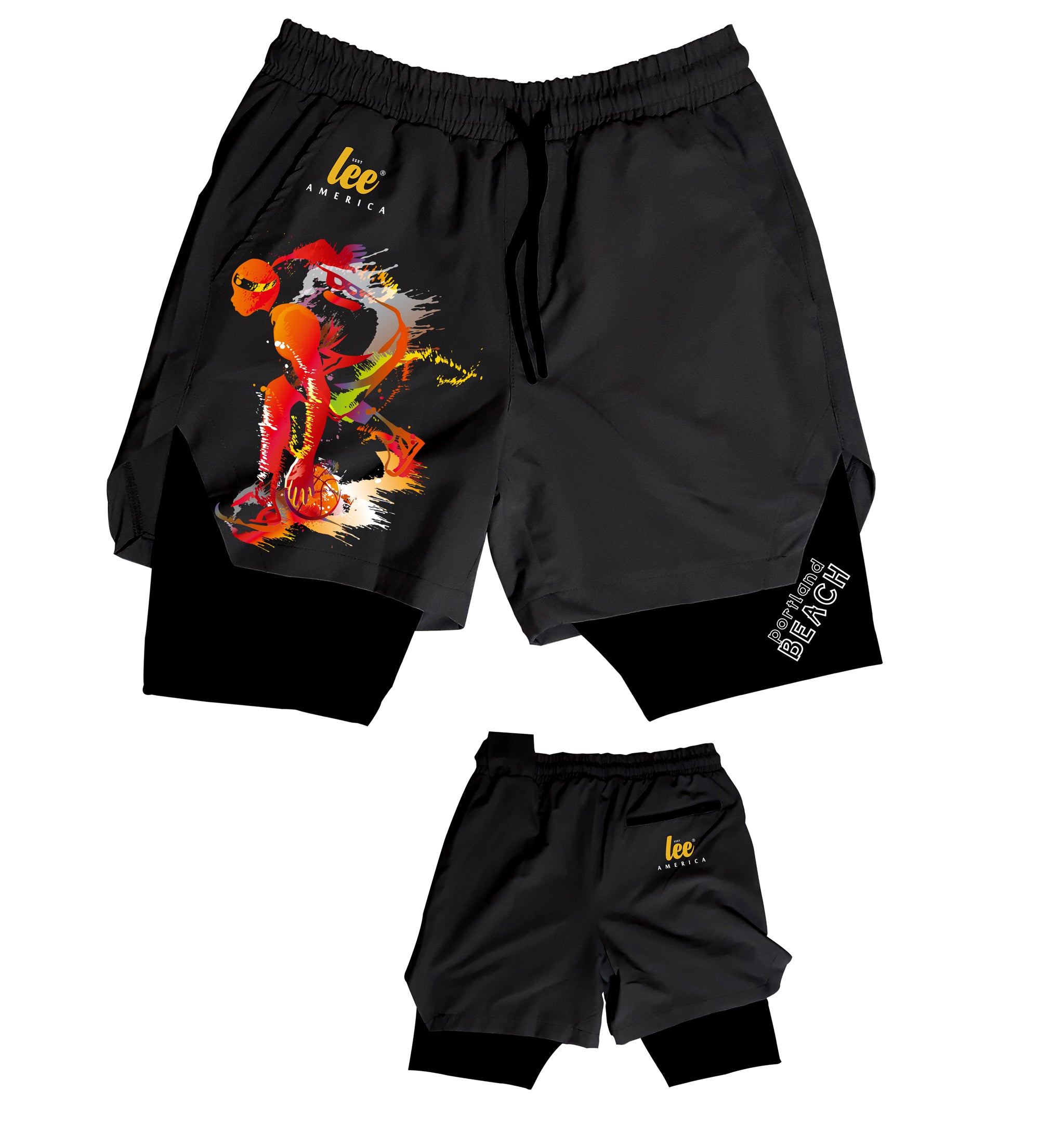 şort mayo spor fitnes deniz şort unisex su itici